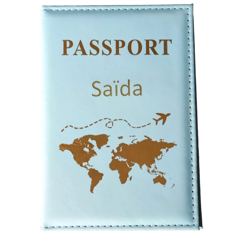 Housse de passeport personnalisée