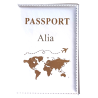 Housse de passeport personnalisée